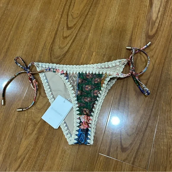 Zimmerman devi crochet edge bikini BOTTOM ONLY US 6 - Picture 4 of 5